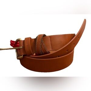 Levi's Tan Leather Belt Bag Size XL NWT